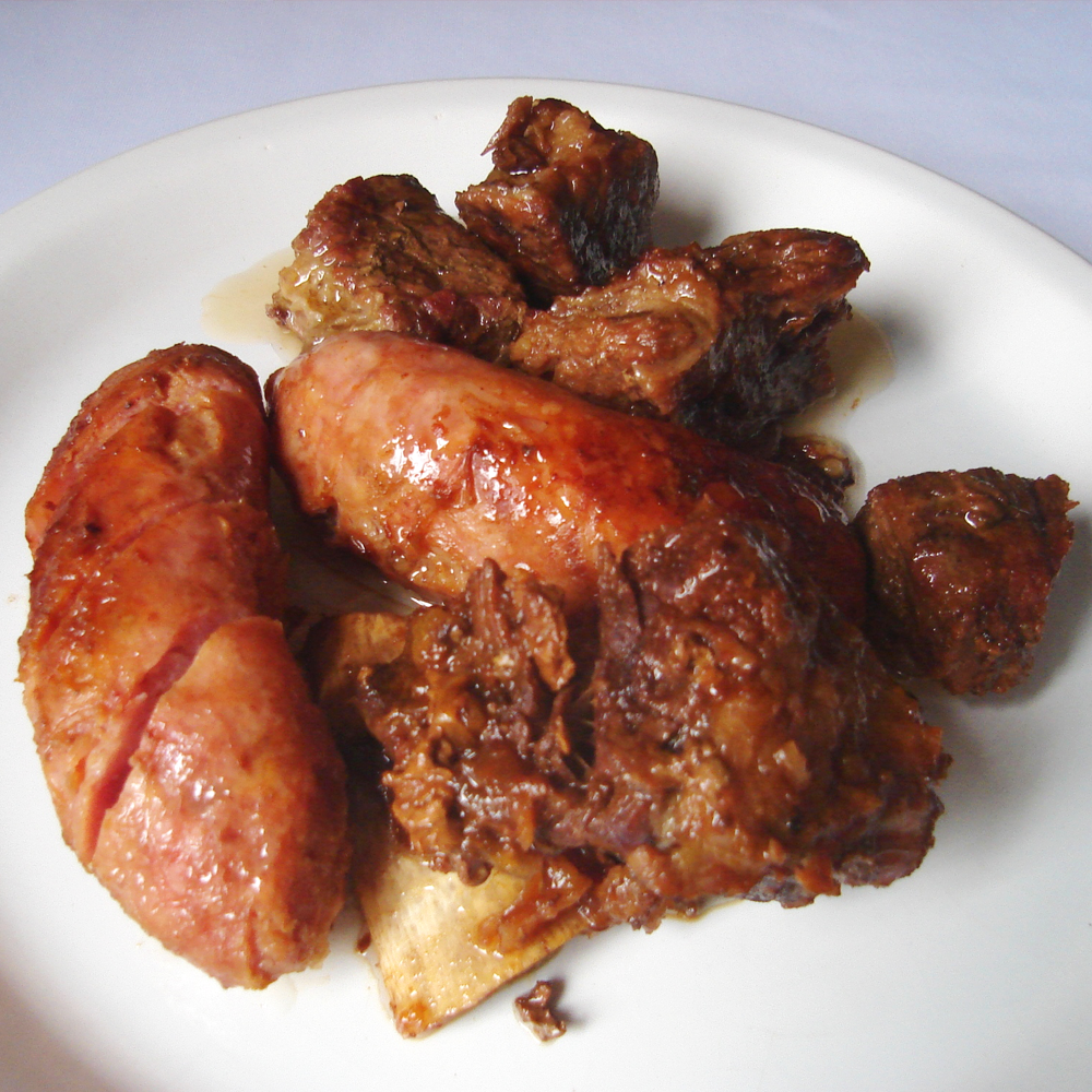 Costela na pressão com linguiça Cofril