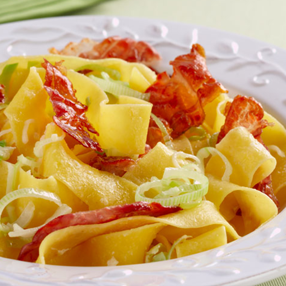 Macarrão com presunto Cofril crocante